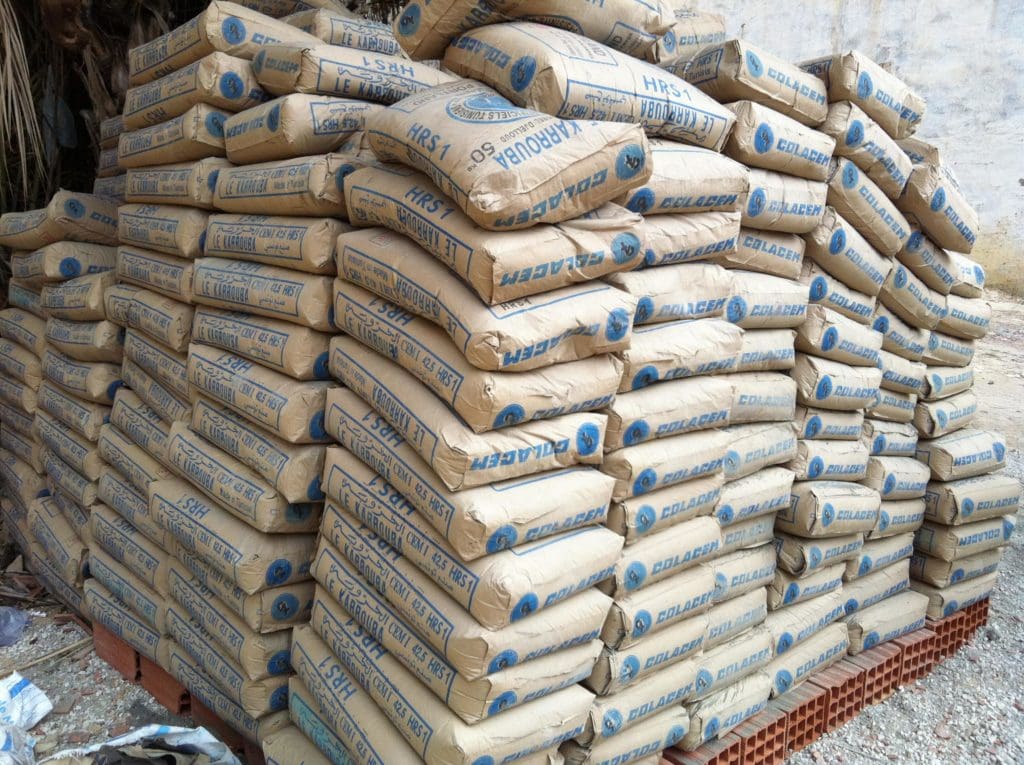 Cement bags